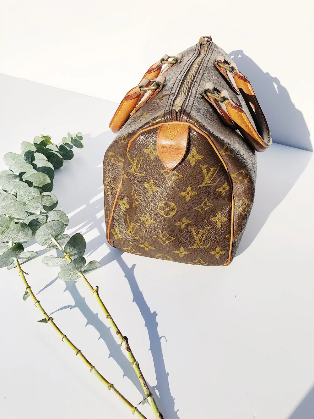 LOUIS VUITTON 80s Monogram Speedy 25cm — Garment Modern + Vintage