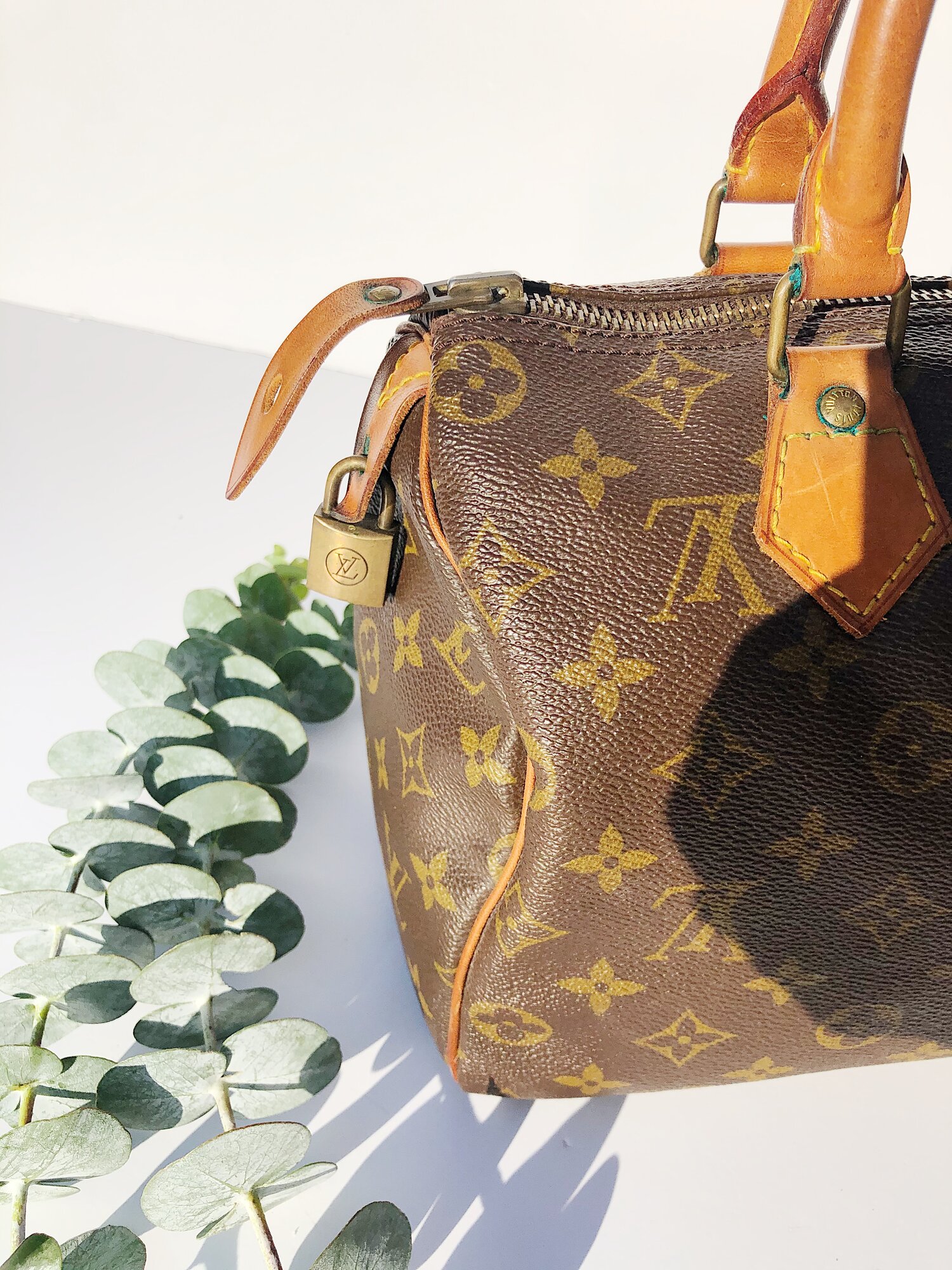 LOUIS VUITTON 80s Monogram Speedy 25cm — Garment