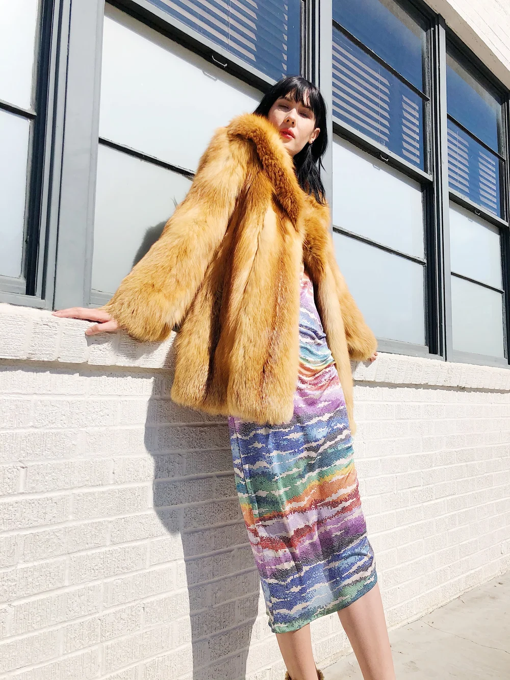 80s Red Fox Coat — Garment Modern + Vintage