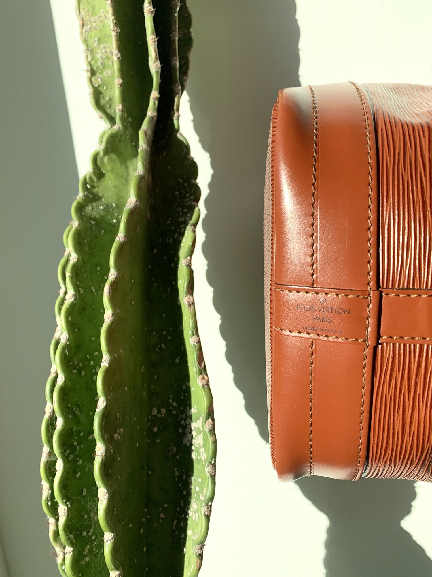 Louis Vuitton Epi Leather Cognac Passy Bag ○ Labellov ○ Buy and