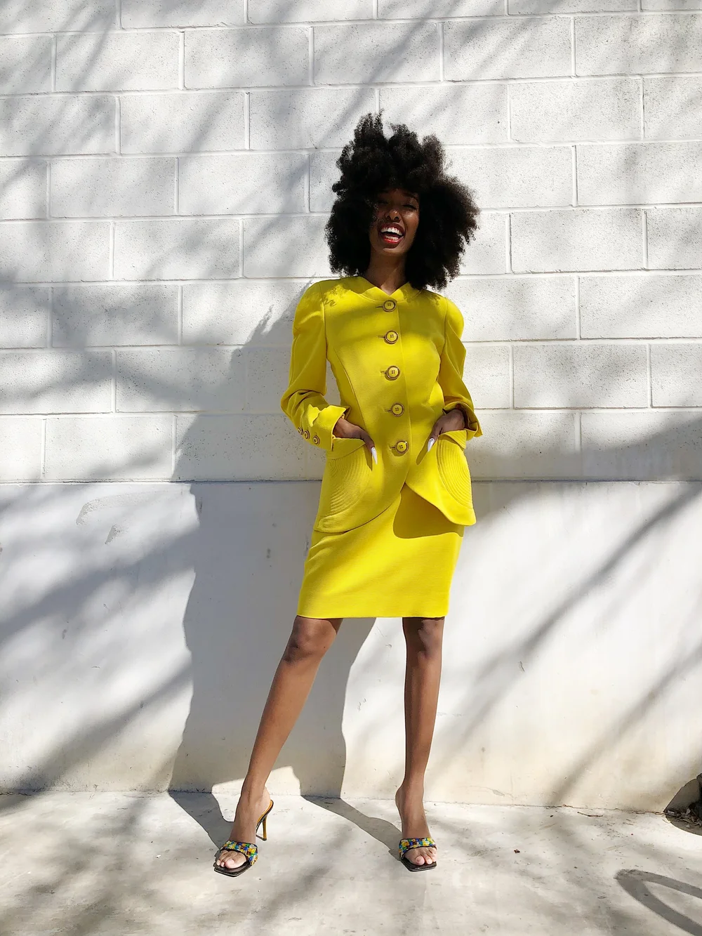 GIANNI VERSACE 80s Pineapple Wool Suit — Garment Modern + Vintage