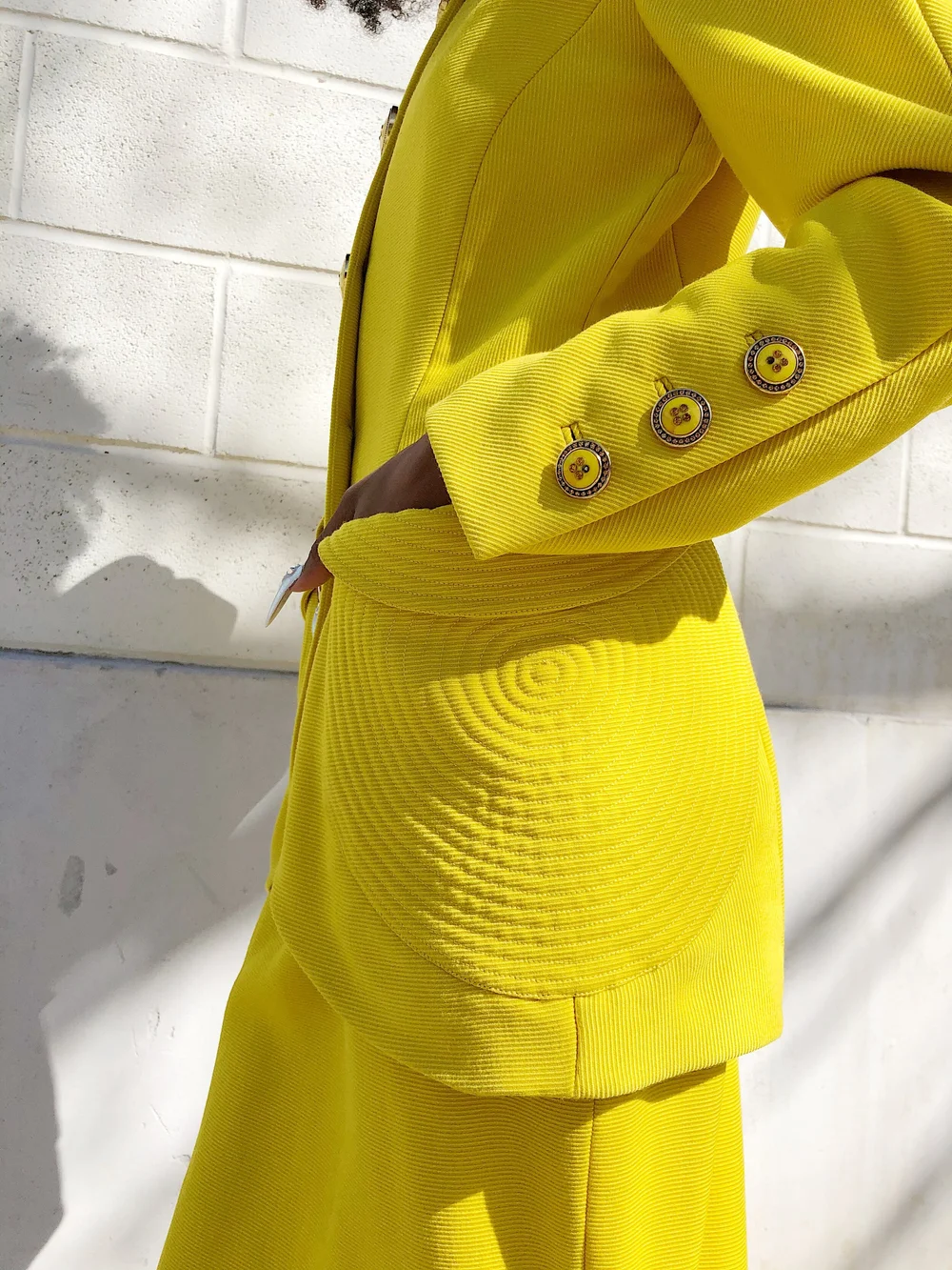 GIANNI VERSACE 80s Pineapple Wool Suit — Garment Modern + Vintage