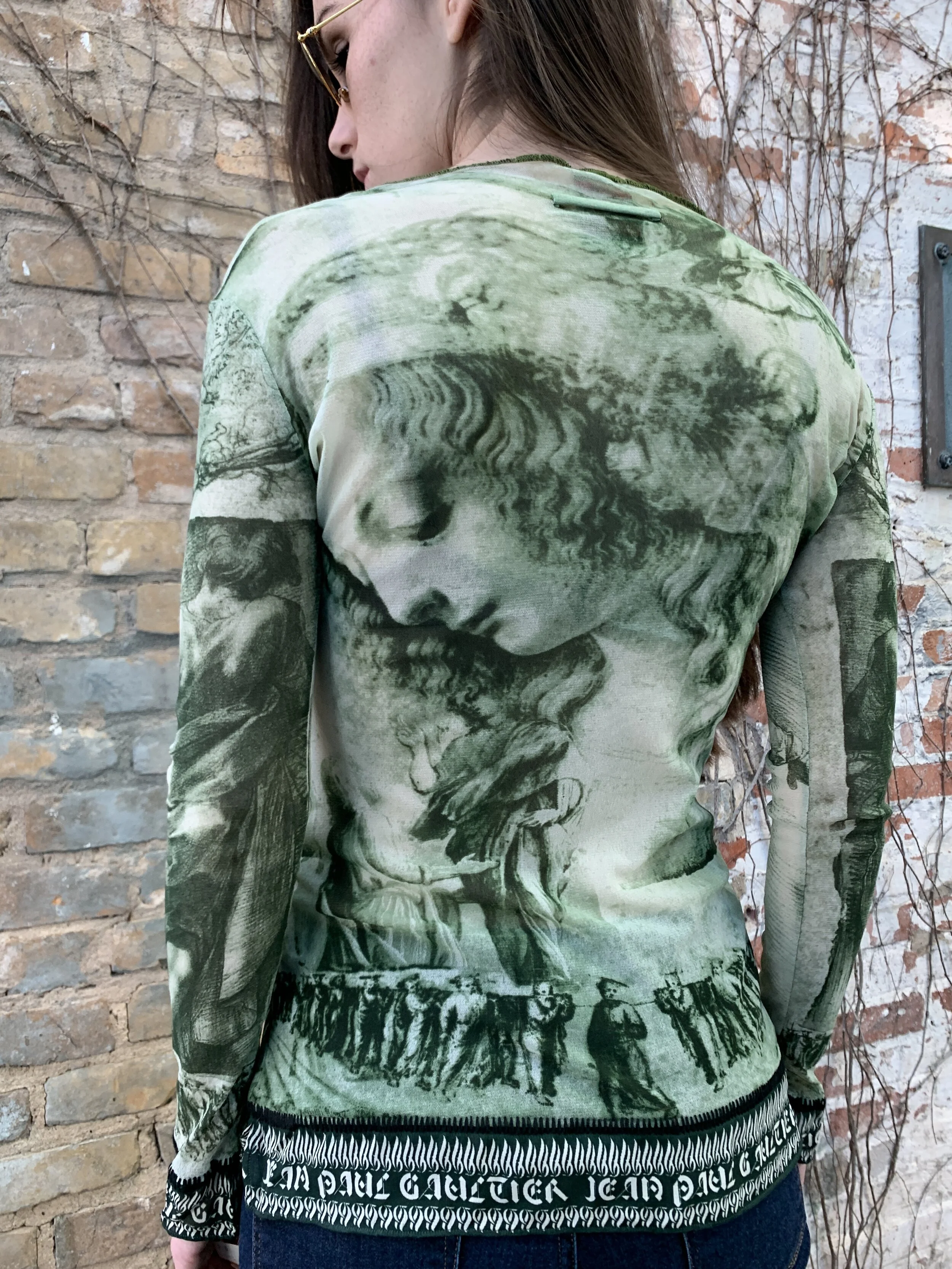 gaultier mesh top