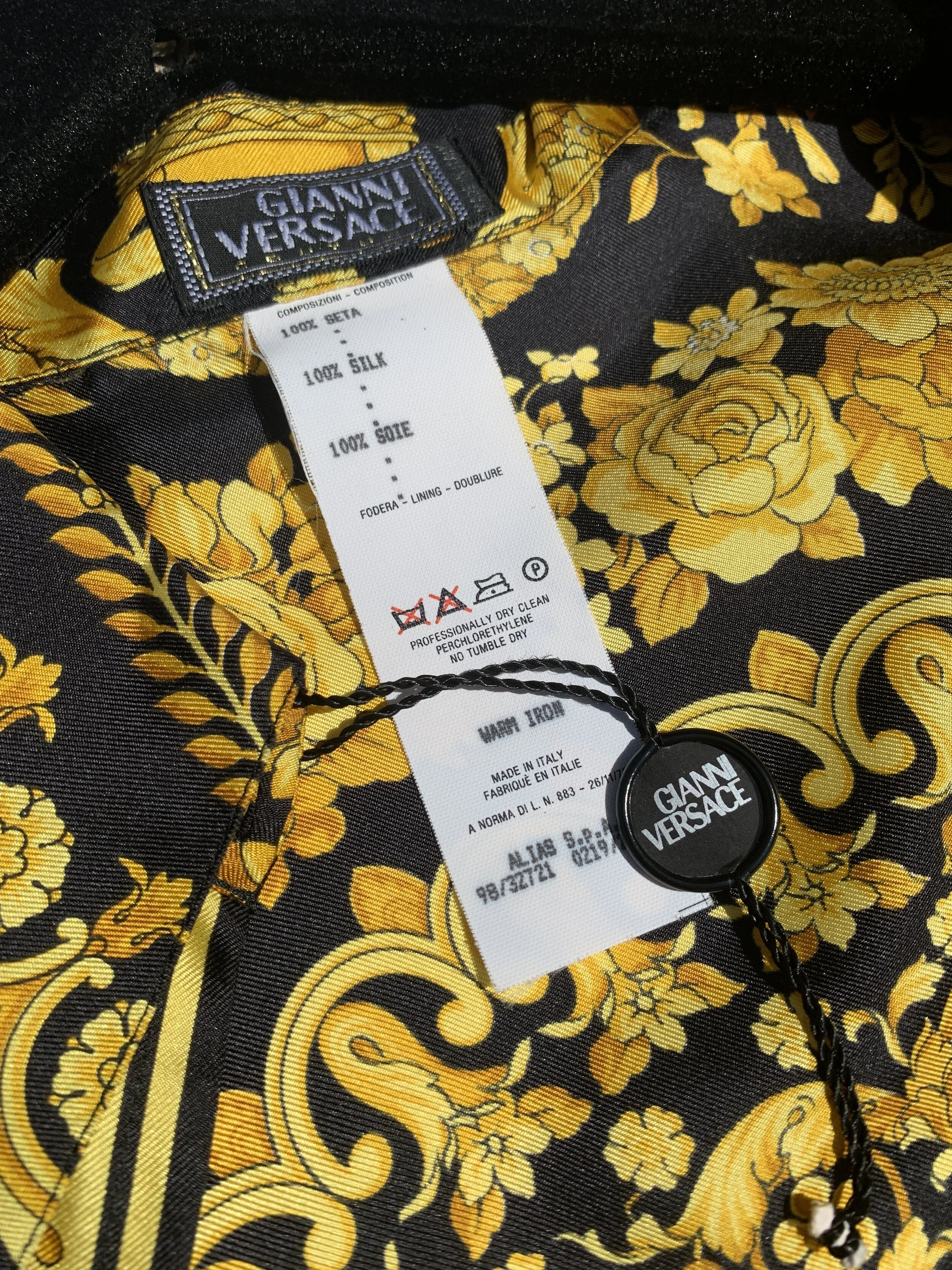 versace blouse vintage