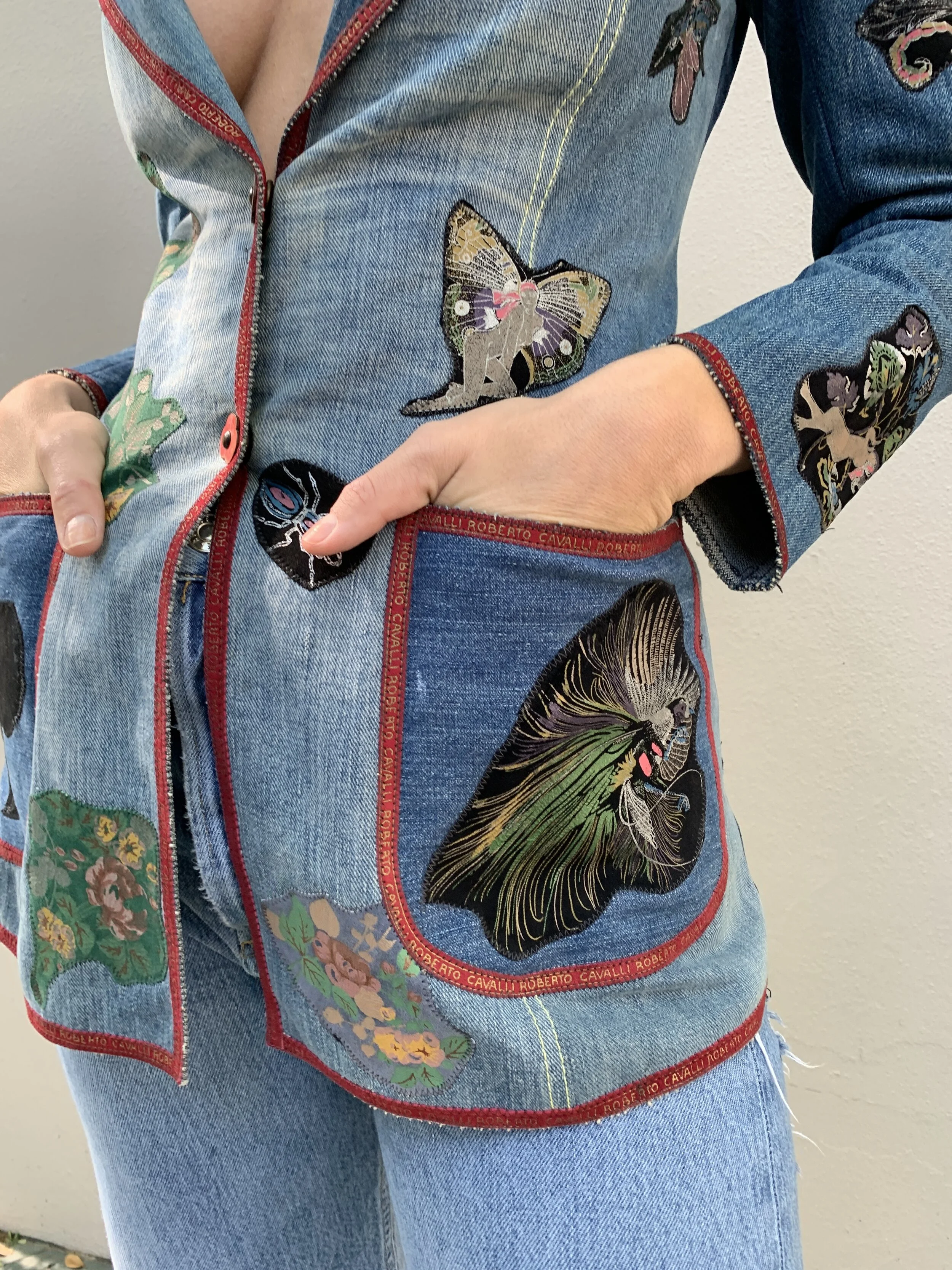 roberto cavalli denim jacket