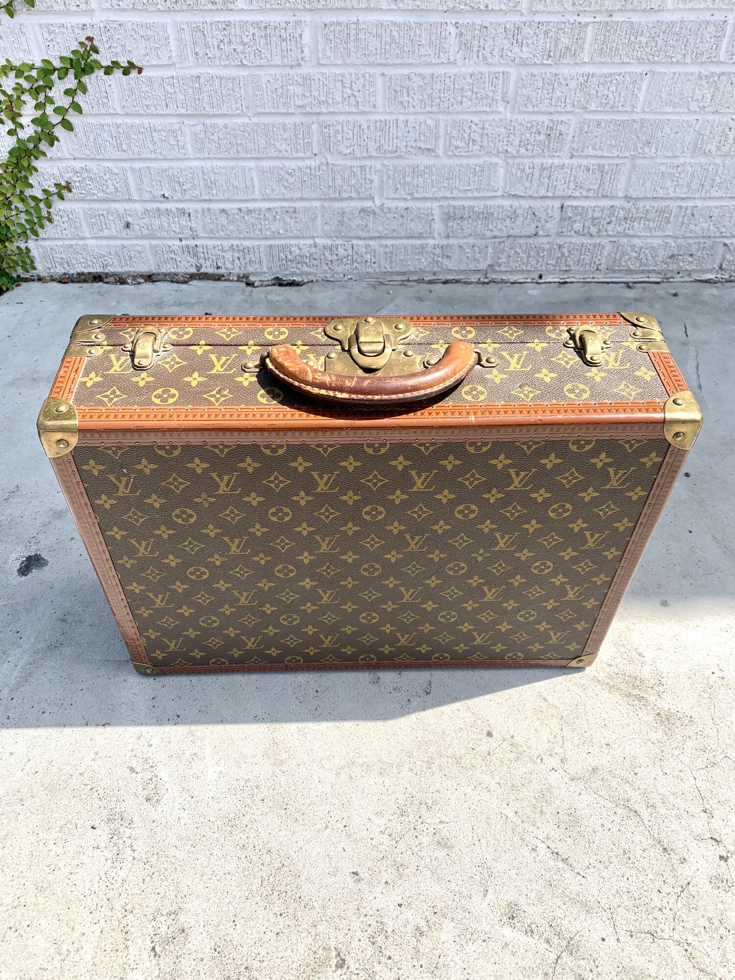 Pre-owned Louis Vuitton 1980s-1990s Cotteville 45 Travel Case In