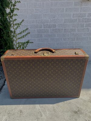Suitcase Louis Vuitton Alzer 60 cm - Les Puces de Paris Saint-Ouen
