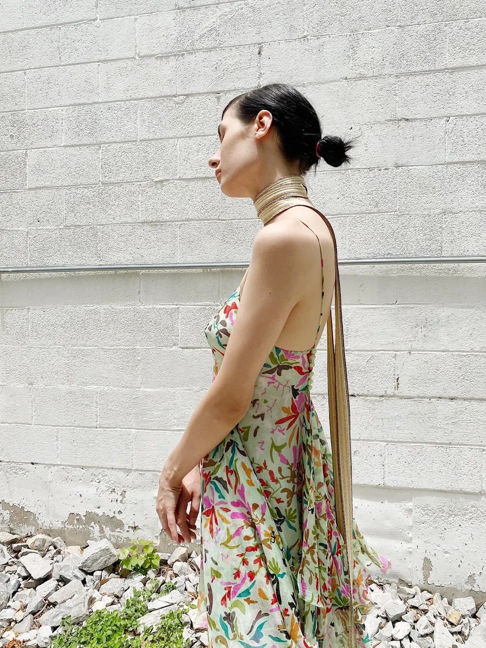 missoni dress vintage 00s Chevron Missoni Mare Vintage Long Dress