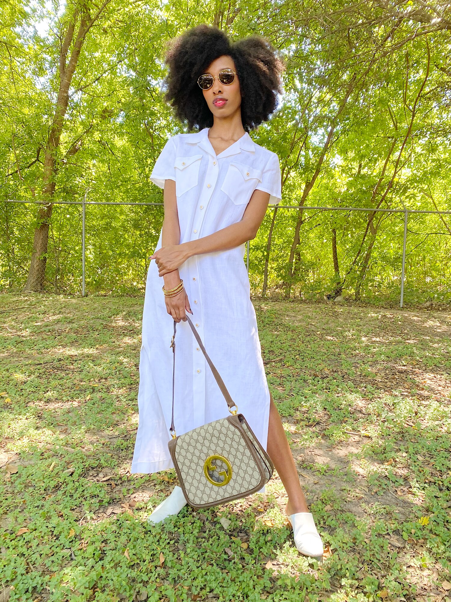 CHANEL Spring 1997 White Linen Dress — Garment