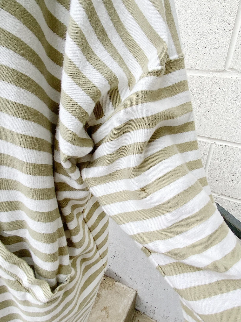 ISSEY MIYAKE 80s Moss + Cream Cotton Lounge Set — Garment