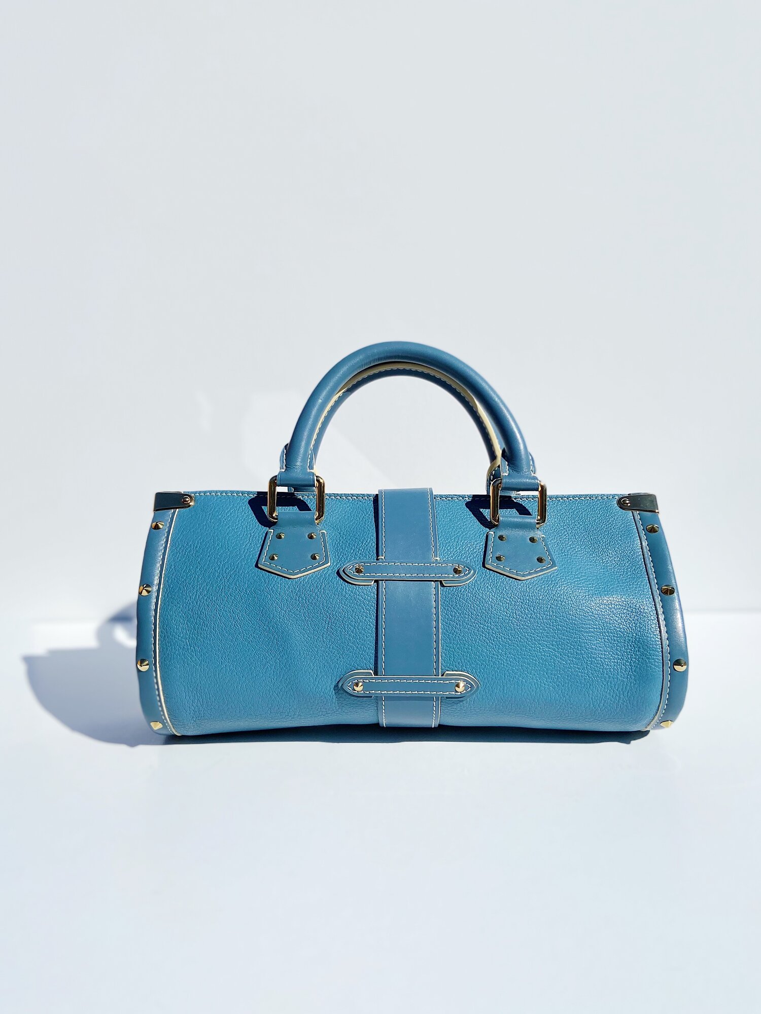 Louis Vuitton Blue Suhali Leather L'Ingenieux PM Bag - Louis Vuitton
