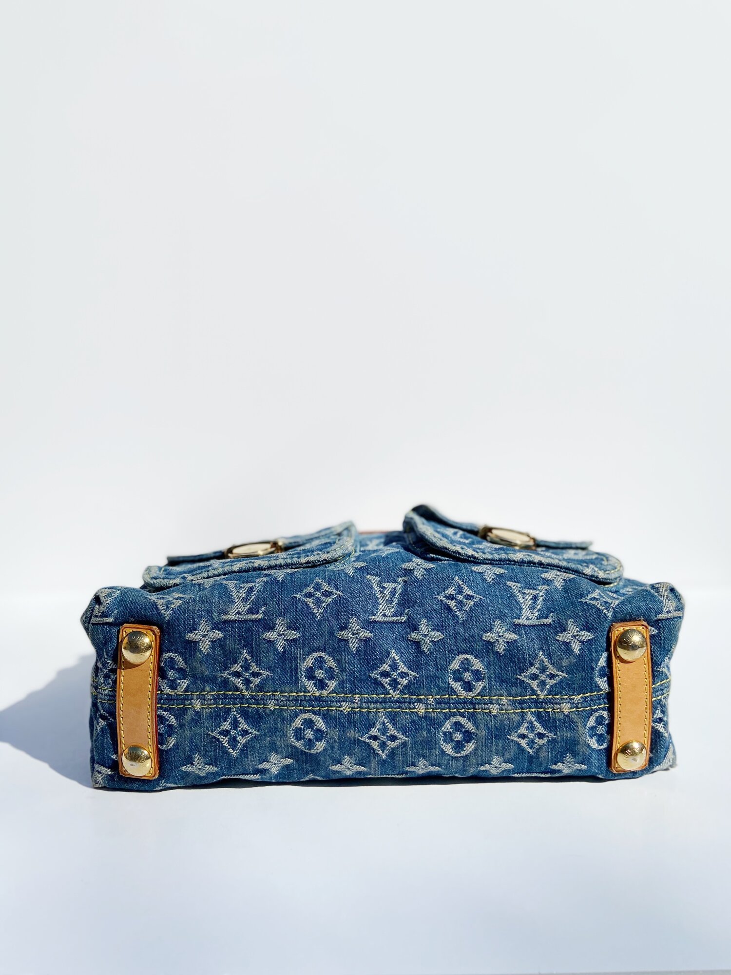 Baggy handbag Louis Vuitton Blue in Denim - Jeans - 22201867