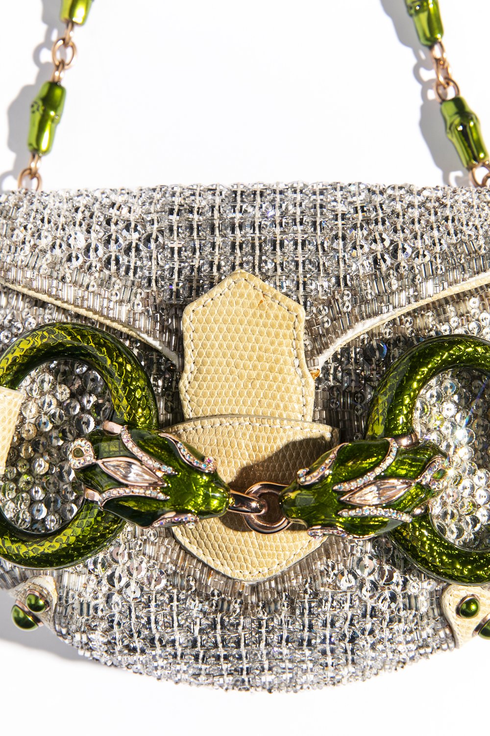 GUCCI Tom Ford Limited Edition Snake Serpent Horsebit Embellished Clutch Bag
