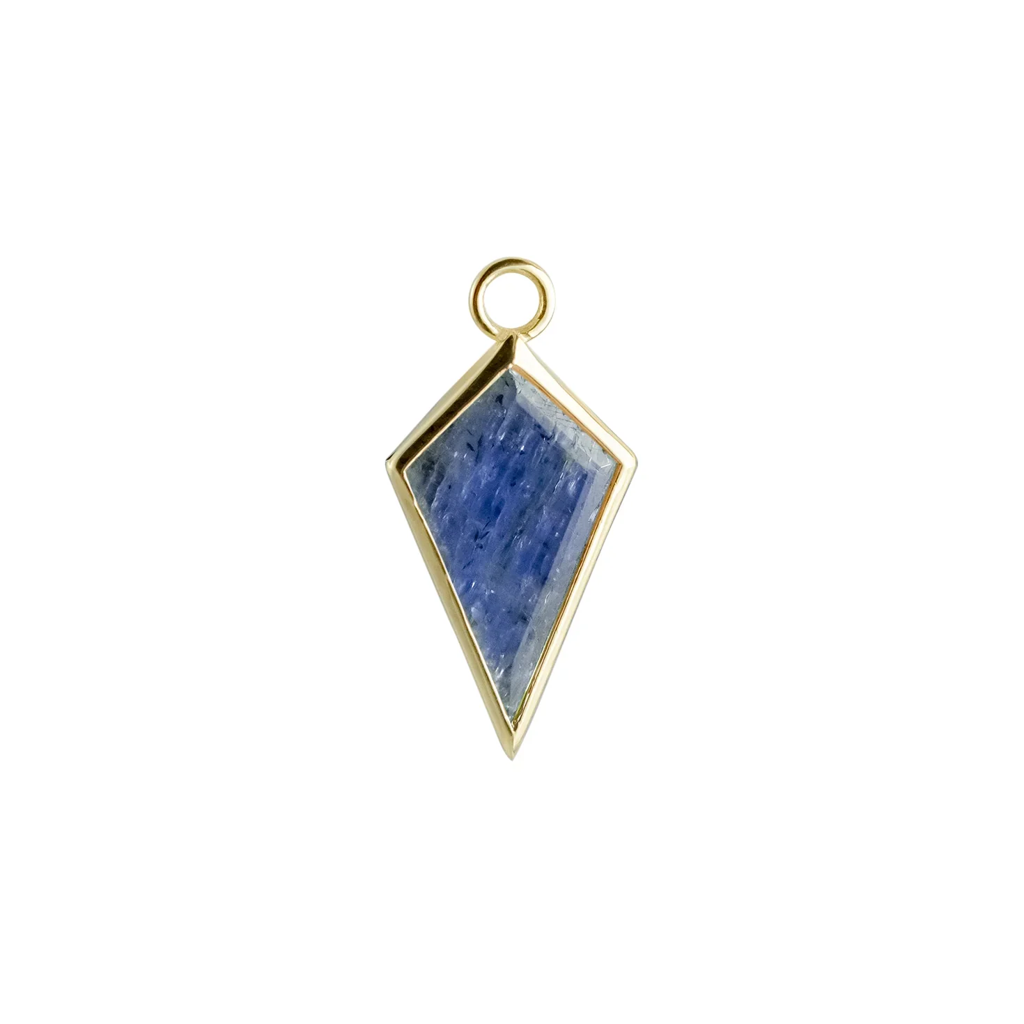 METIER Large Gemstone Kite Plaque in Kyanite