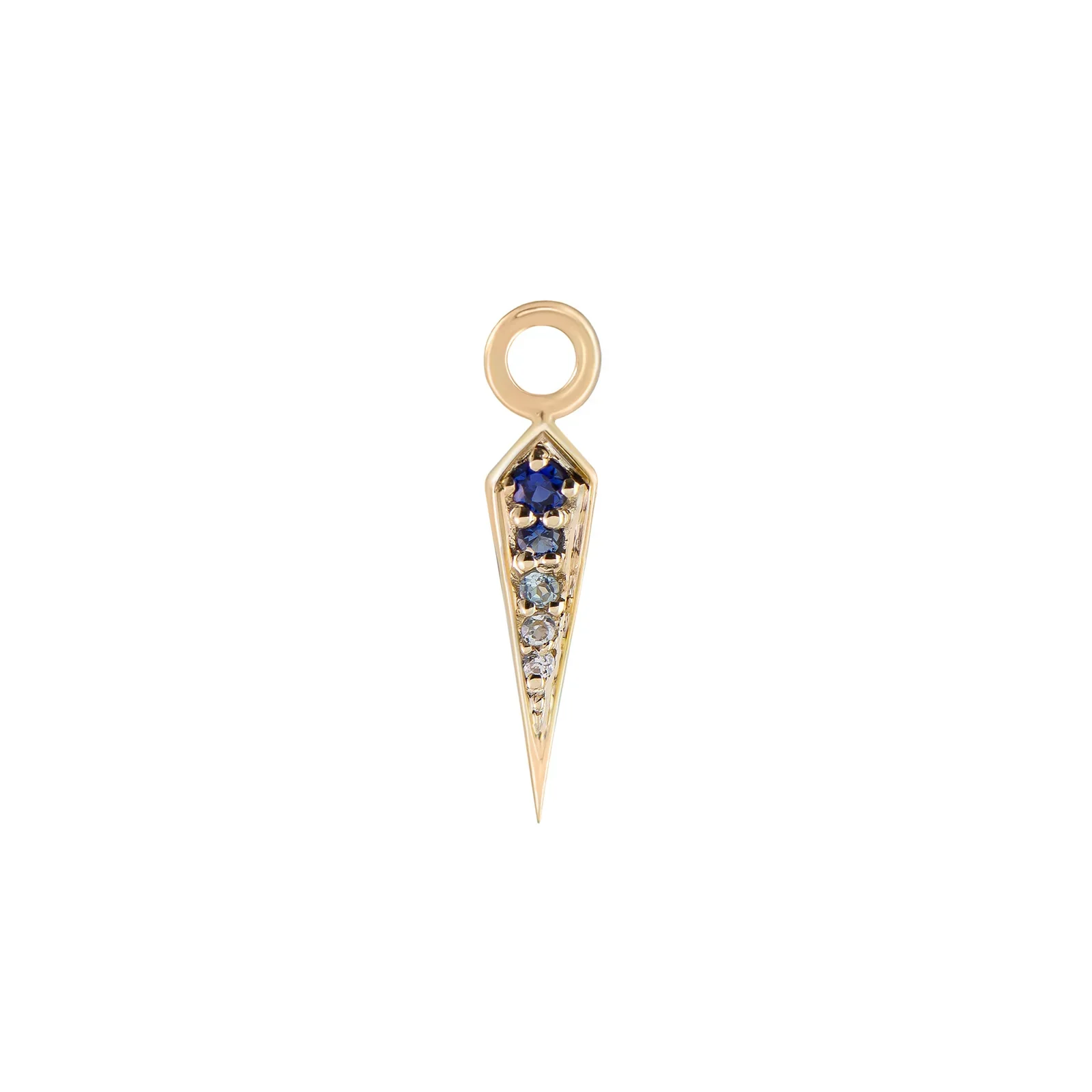 METIER Long Point Rhombus Plaque in Blue Sapphire