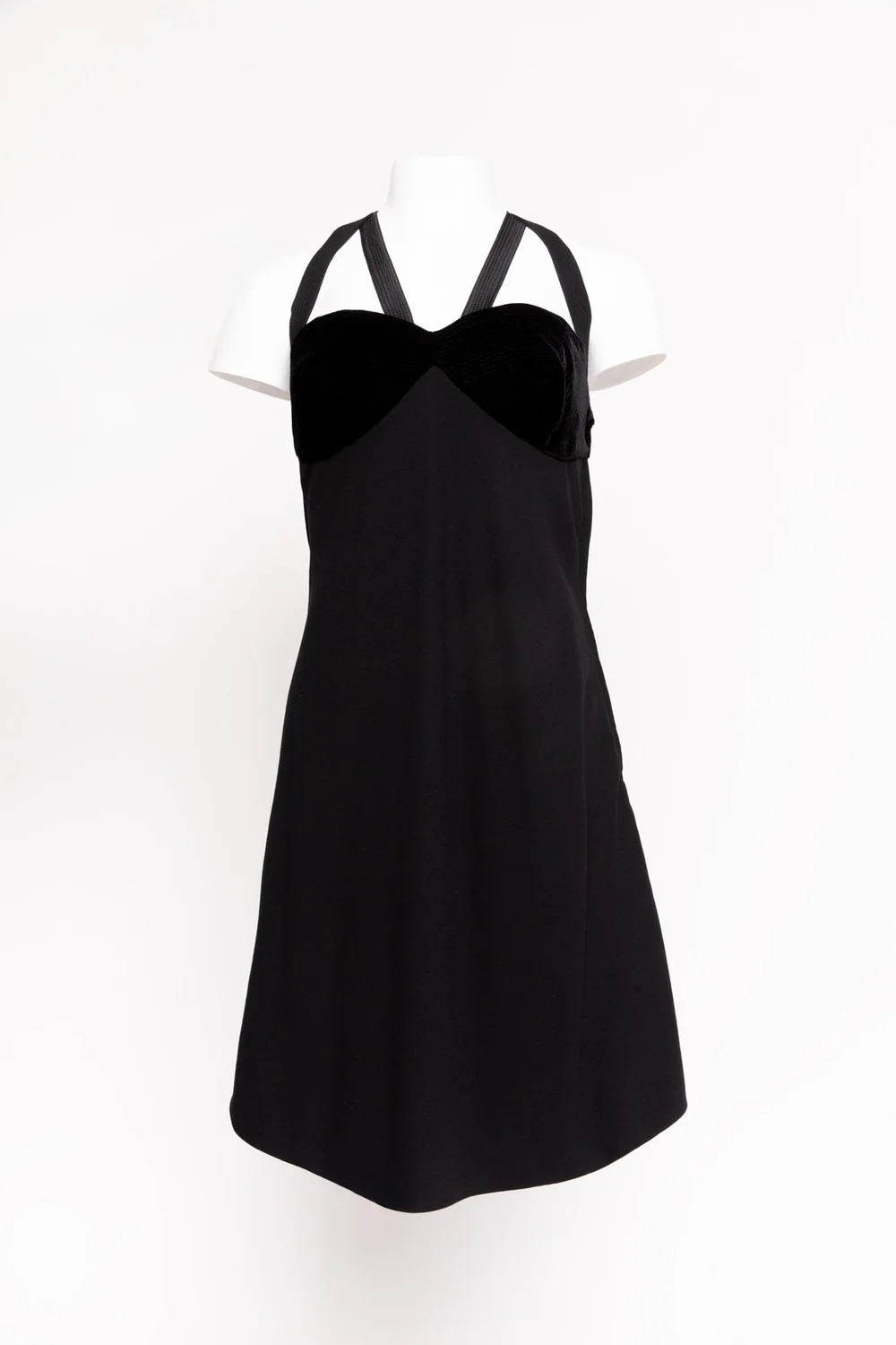 GIANNI VERSACE F/W 1991 Black Bondage Collection Mini Dress  Garment  Modern + Vintage