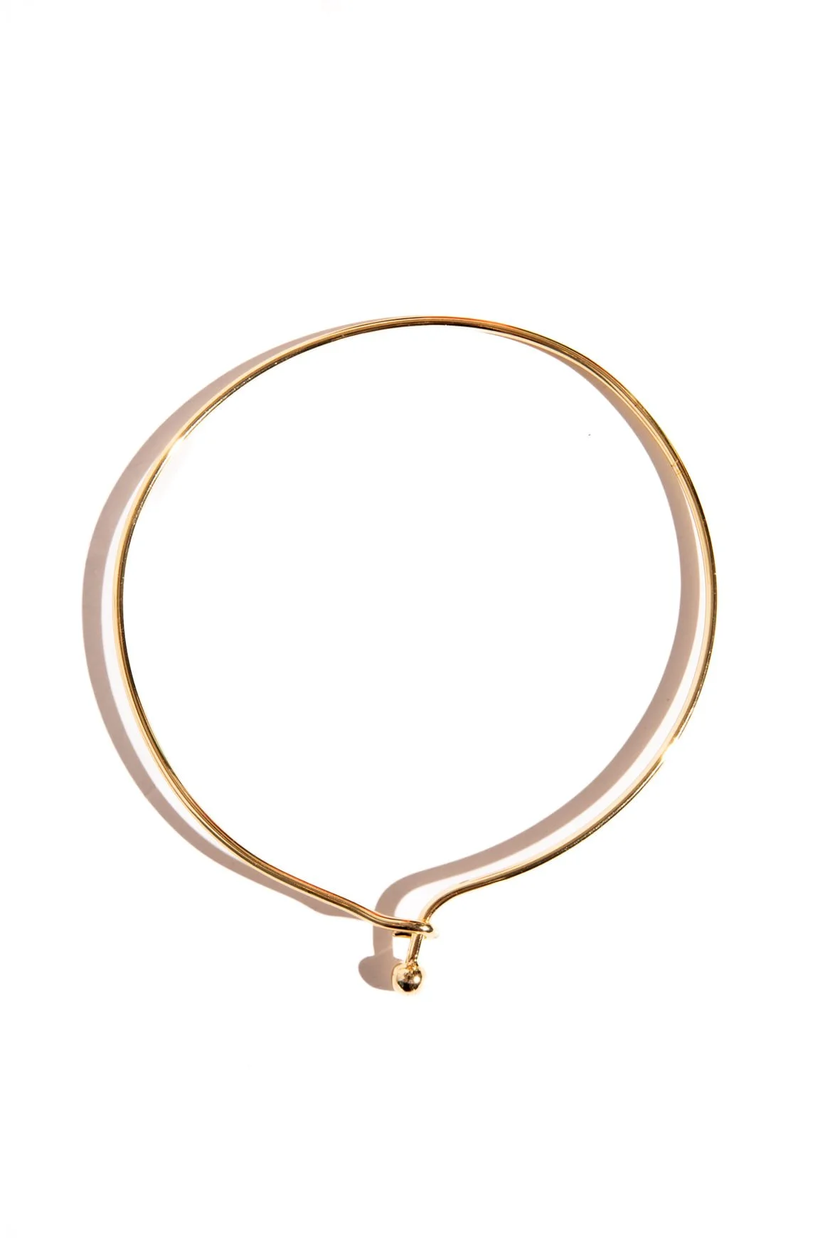 JACQUELINE ROSE Orb Wire Collar in Gold