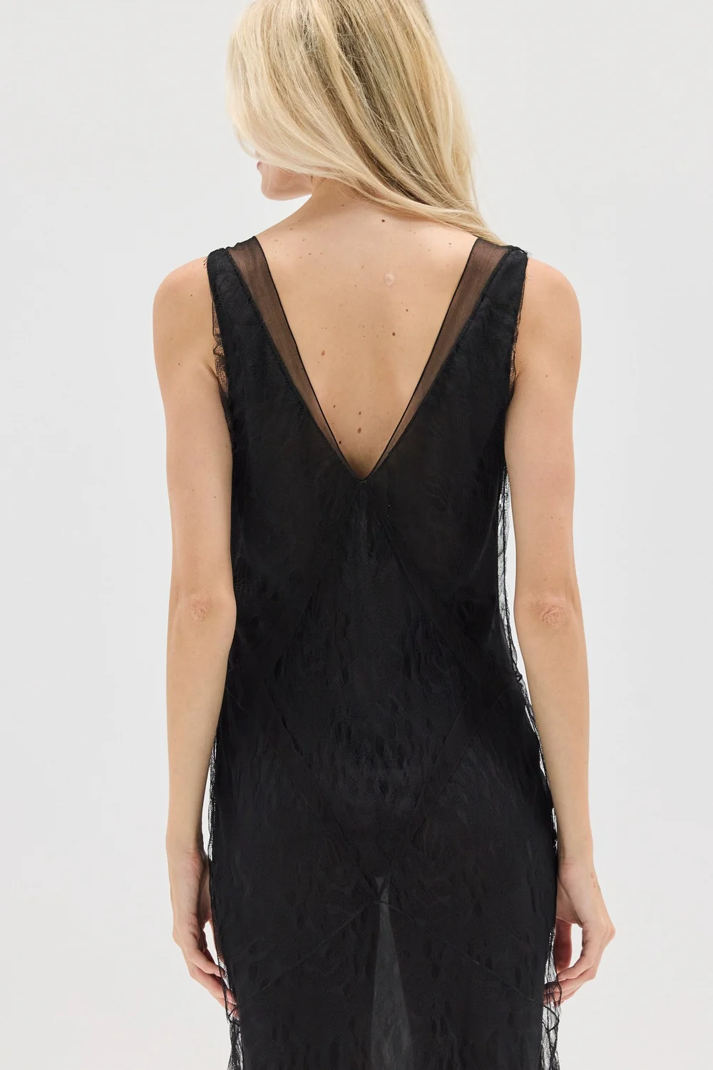 christian dior black lace dress 00s Slashed Silk Chiffon Bias Cut Gown — Garment Modern + Vintage the mid