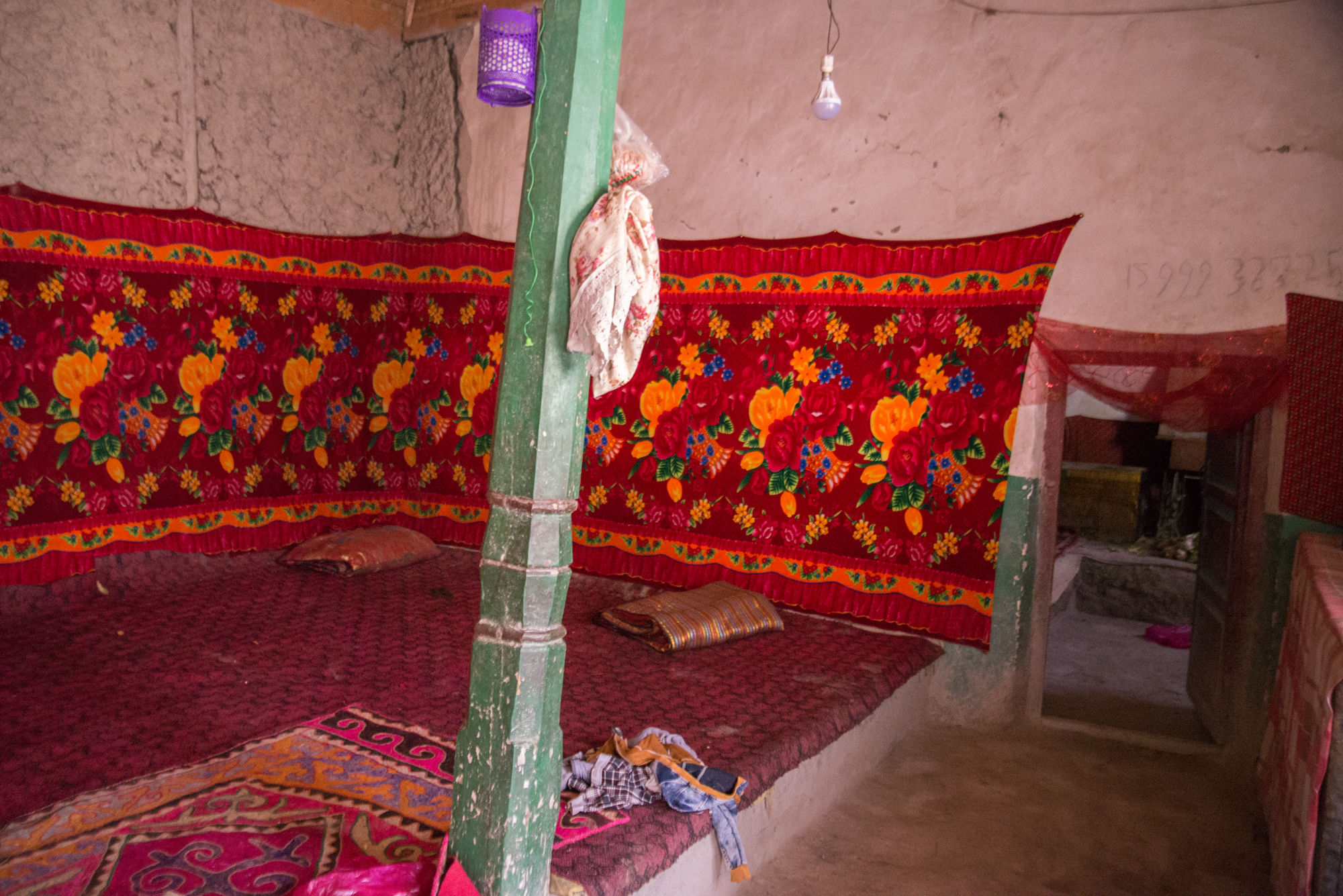 Uygur Sleeping Loft near Kashgar China