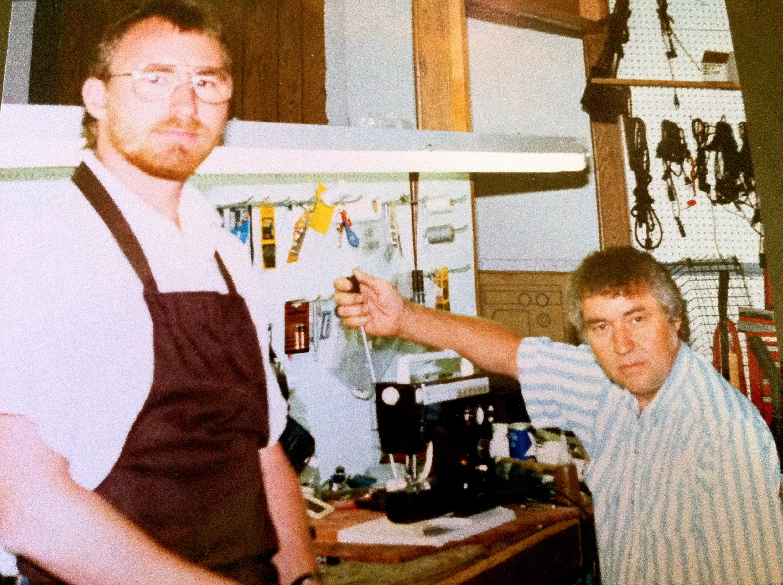 1986 - Bob Pottenger and son, Rob. Family-owned for three generations.