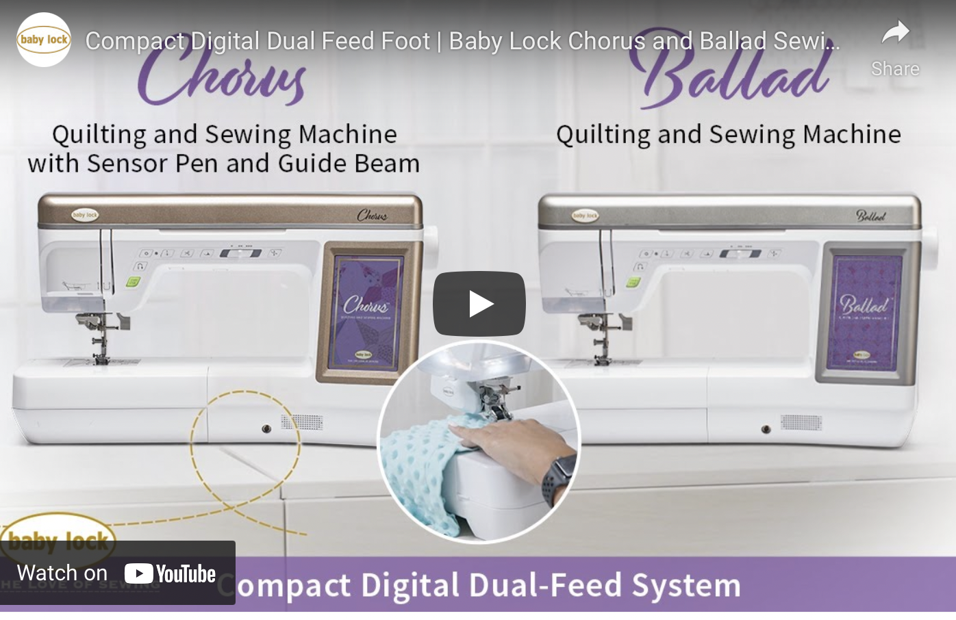 Baby Lock Crescendo — B&C Sewing and Vacuum
