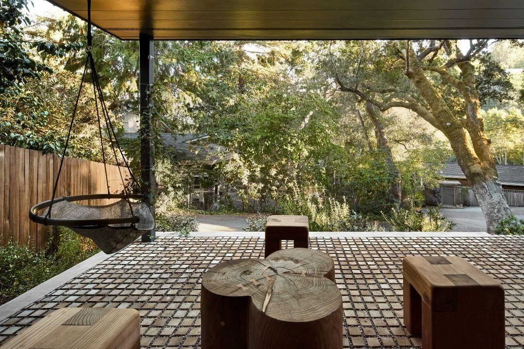modern front porch