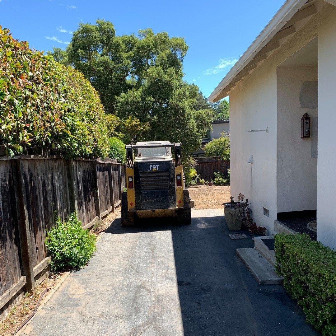 Exciting project start in San Carlos: site is cleared, staked, and excavated in preparation for a large ADU!