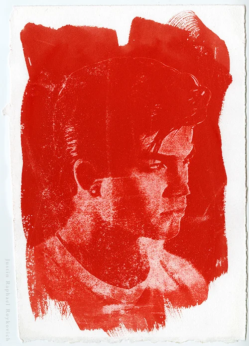 Adam Gum Bichromate Print Approximately 8" x 10" From the series Sparagmos and Omophagia 2011