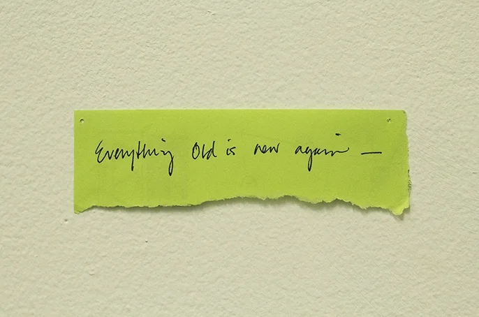 From the series, "notes to self . . . "