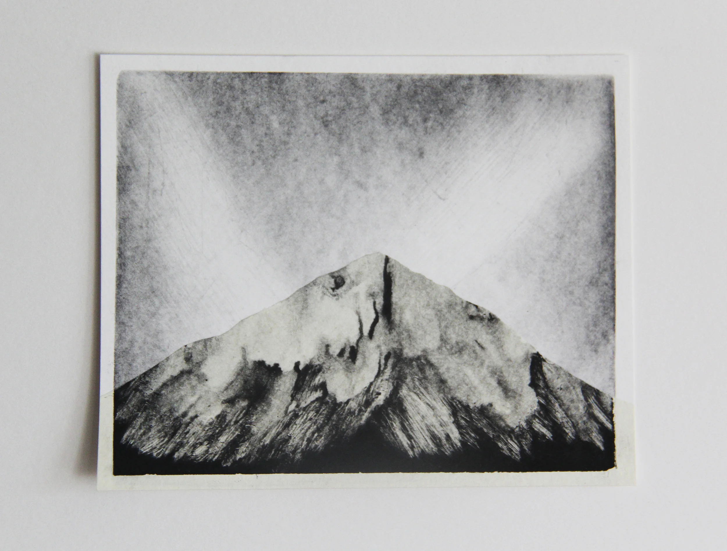 Upper Division Creek Rd (Day) Monotype, 4"x5" 2015