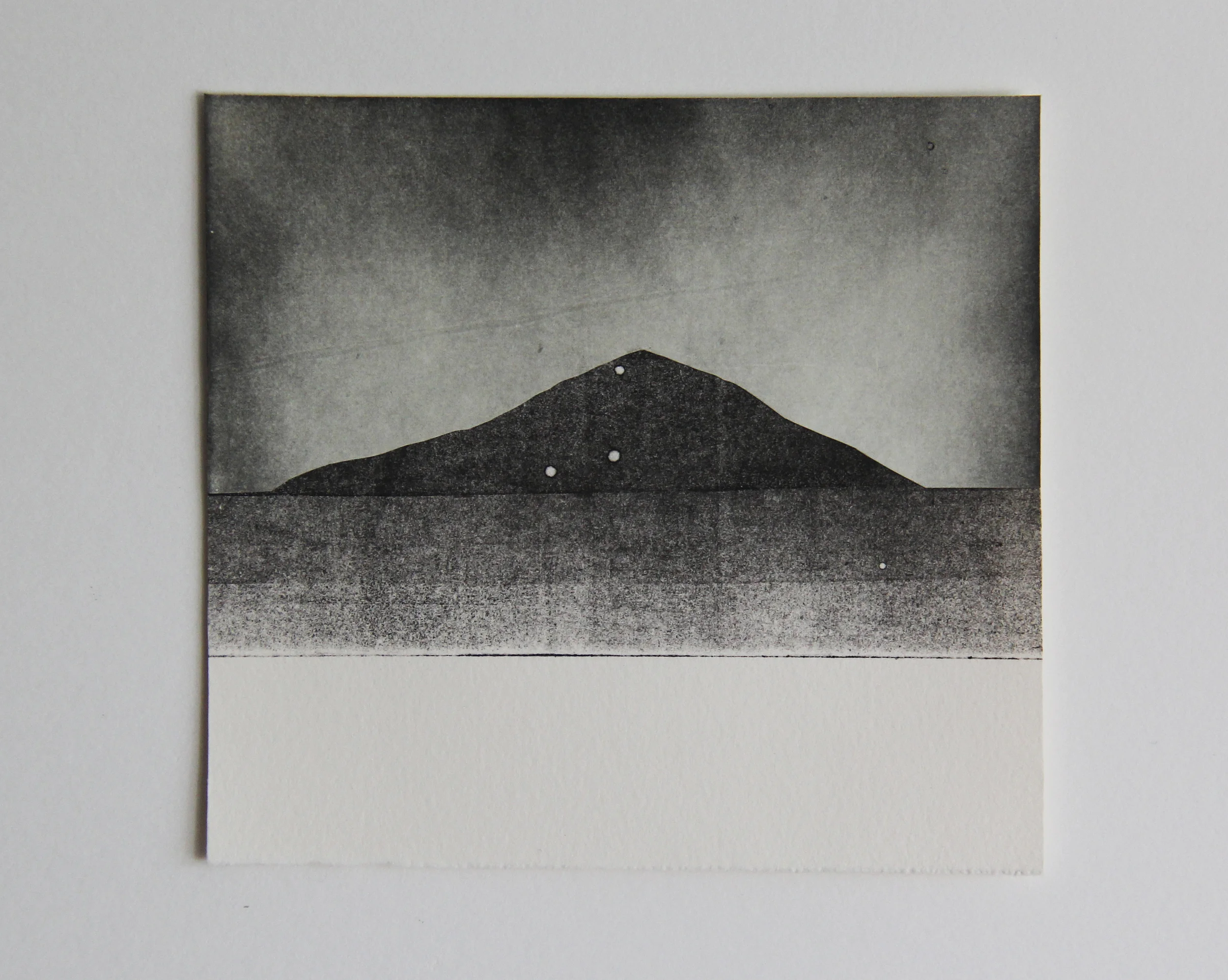 Sawtooth Peak Monotype 5"x6" 2015