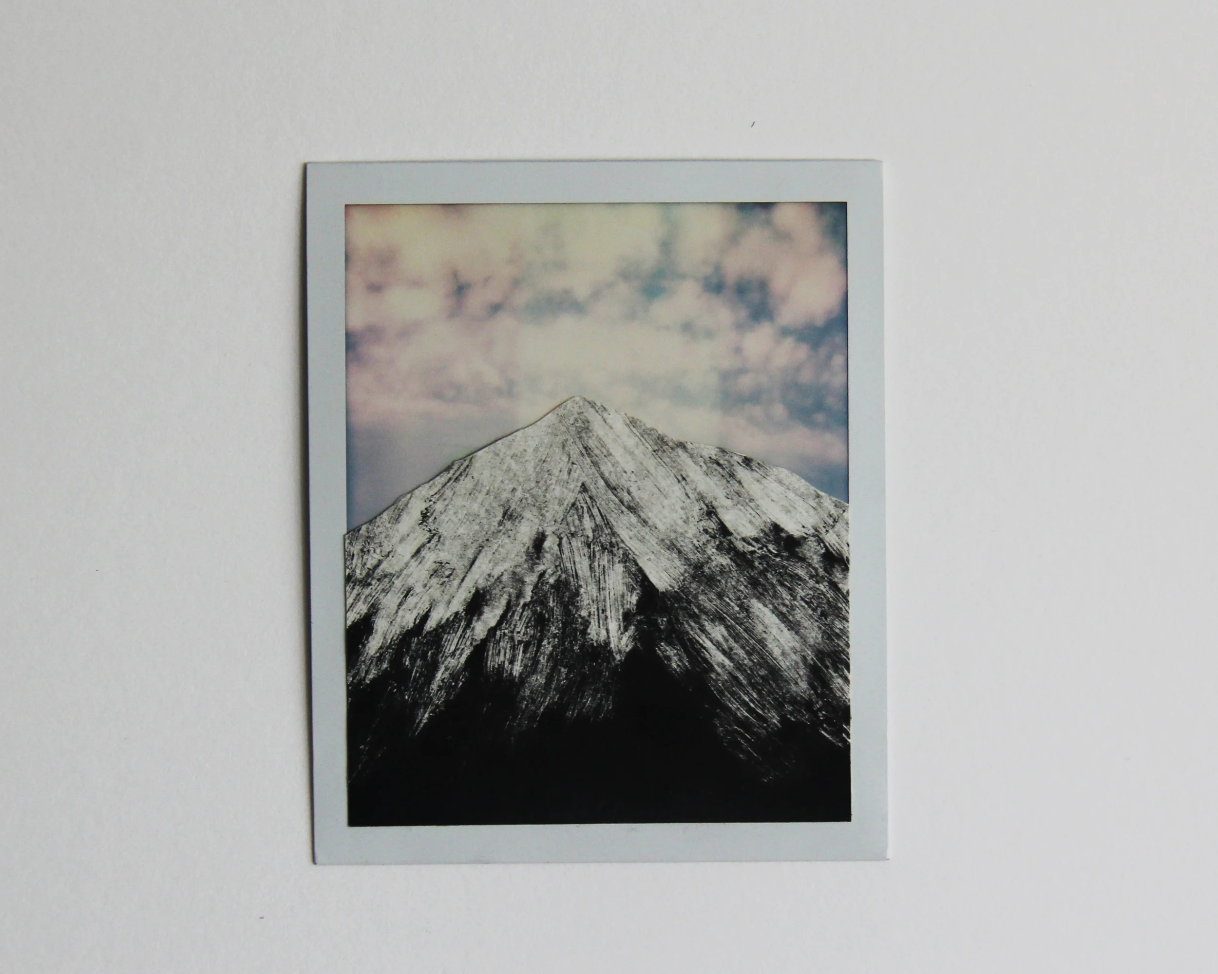 Mineral Peak, CA Monotype/Polaroid Instant Print 3 1/2 x 4 1/4 2015