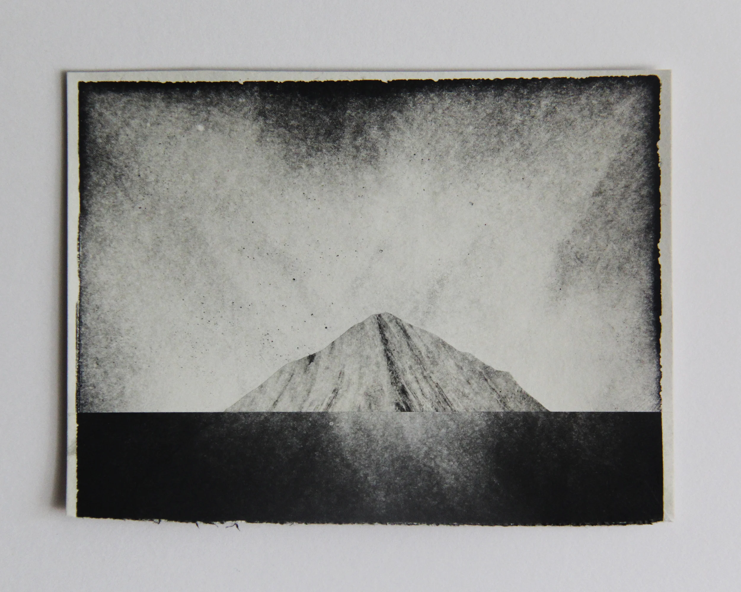 Warm Springs Rd Monotype 8"x10" 2015