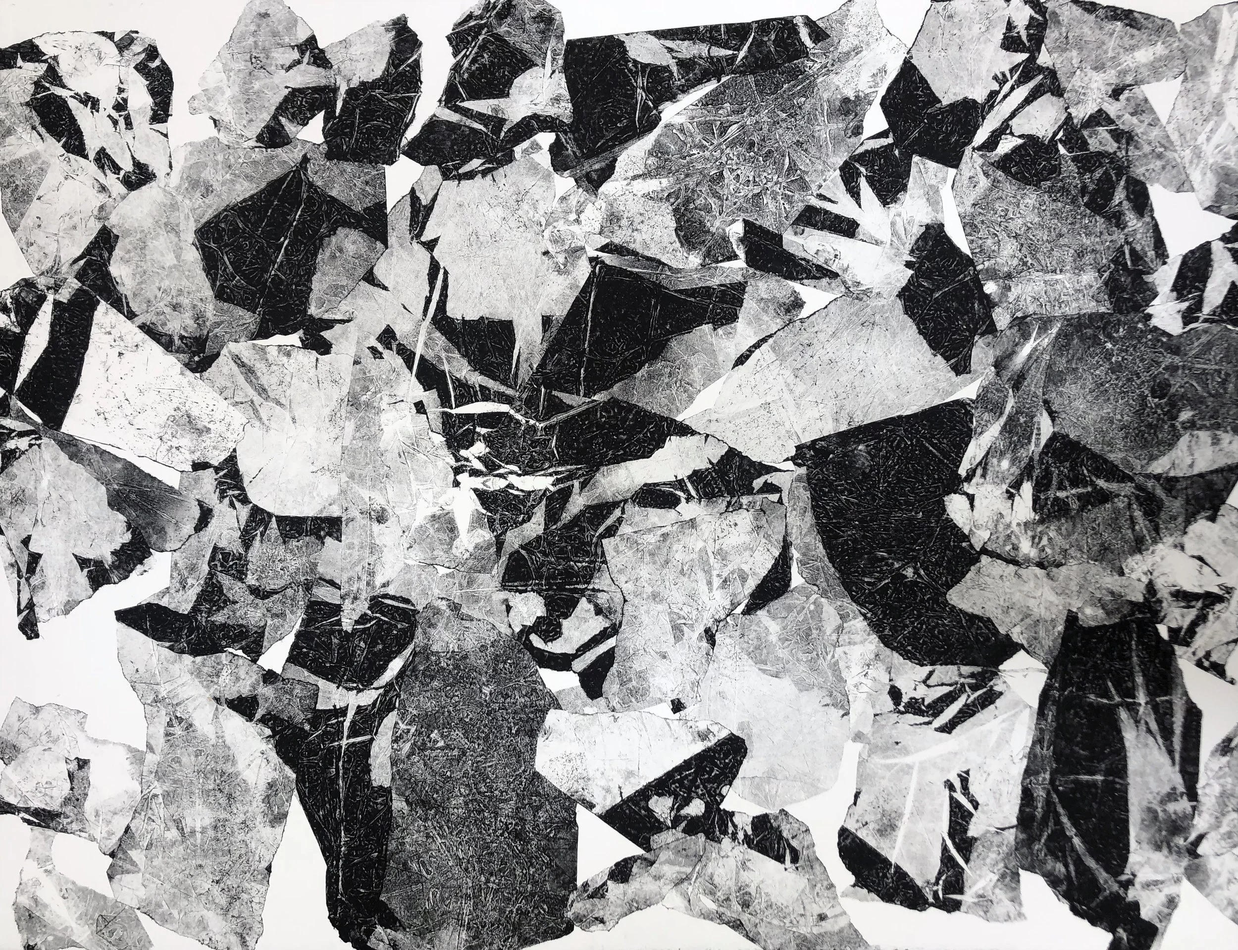 Monotype Print, 22”x30” 2018