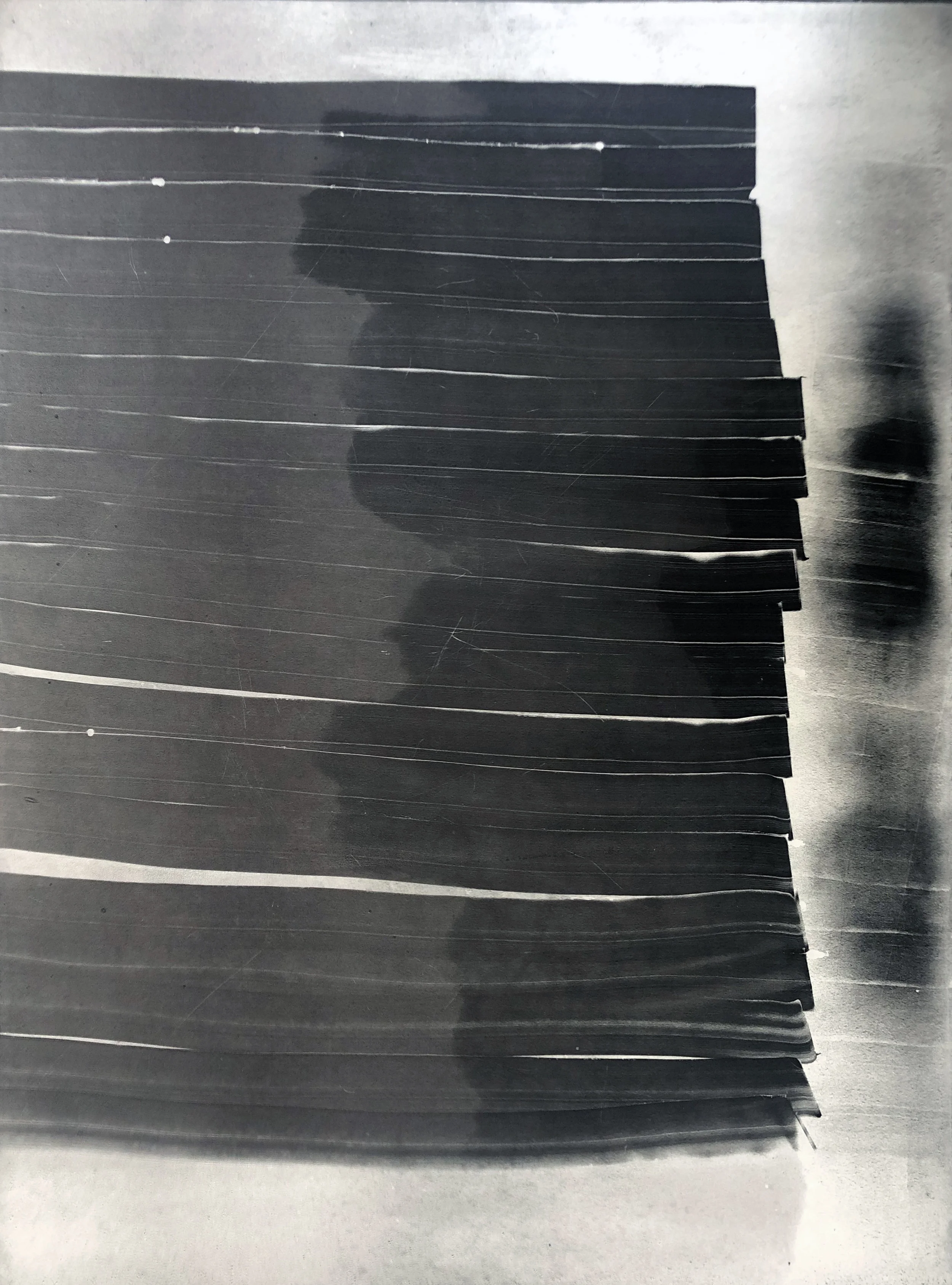 State 10, Monotype Print on Stonehenge paper, 22”X30” 2019