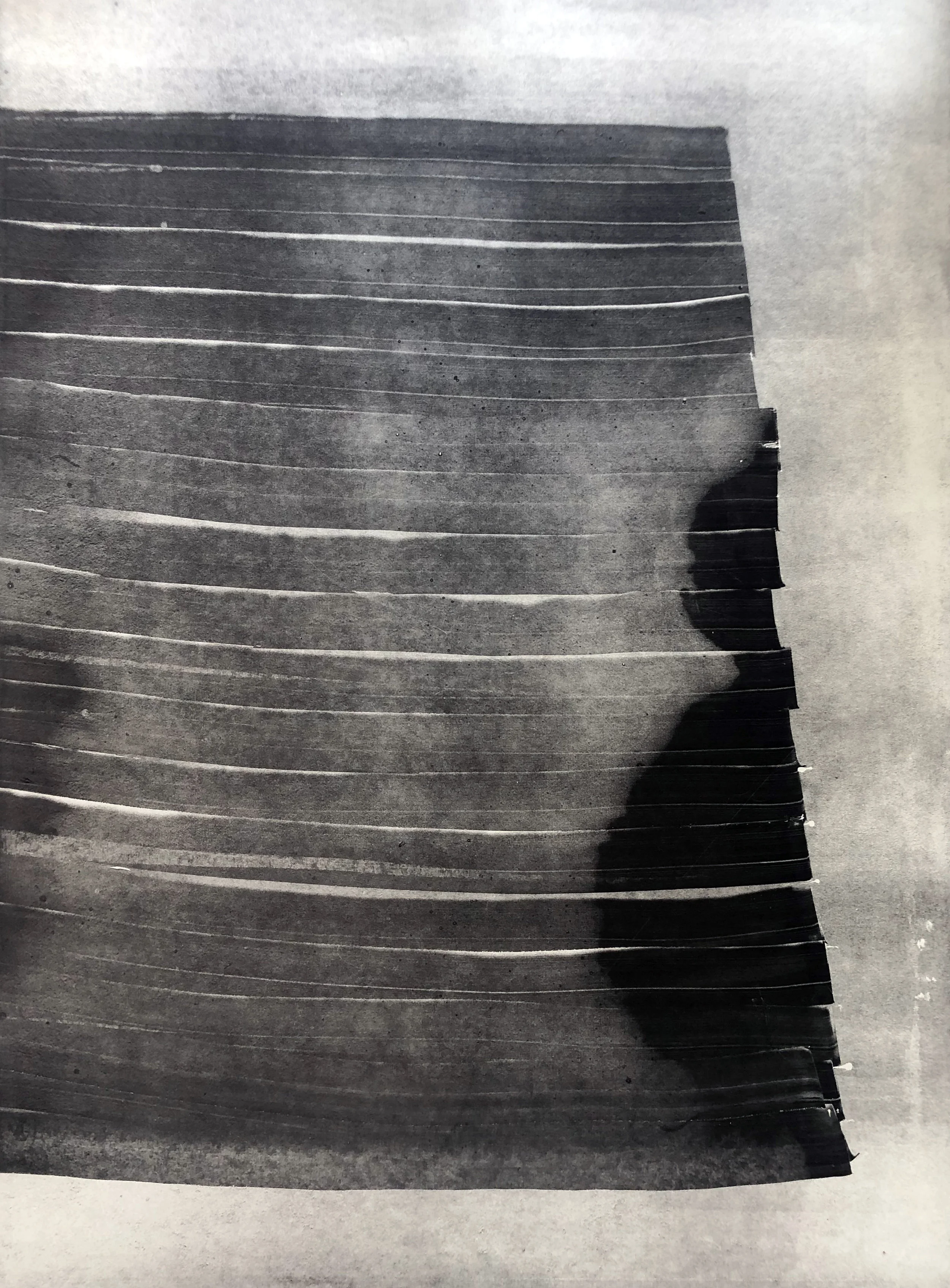 State 3, Monotype Print on Stonehenge paper, 22”X30” 2019