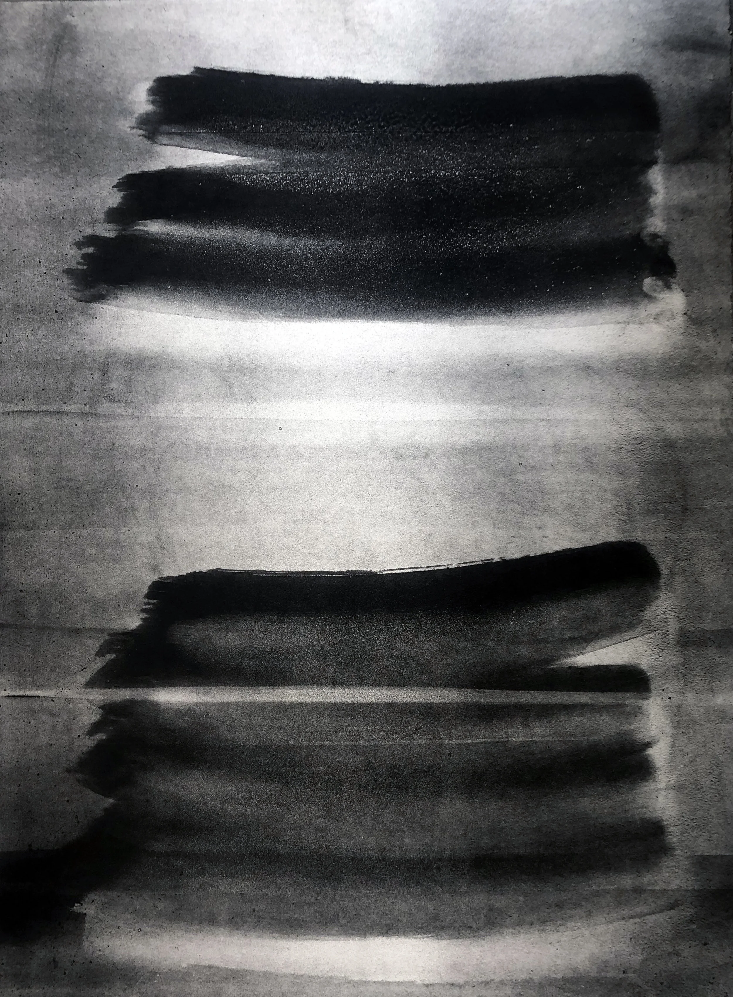 State 20, Monotype Print on Stonehenge paper, 22”X30” 2019