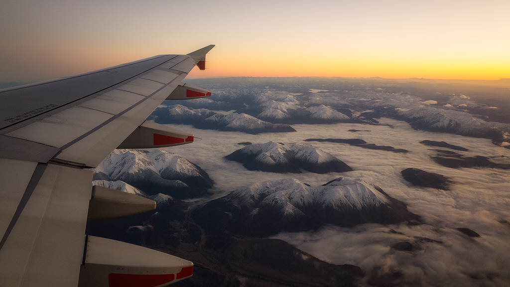 Flight back to Australia