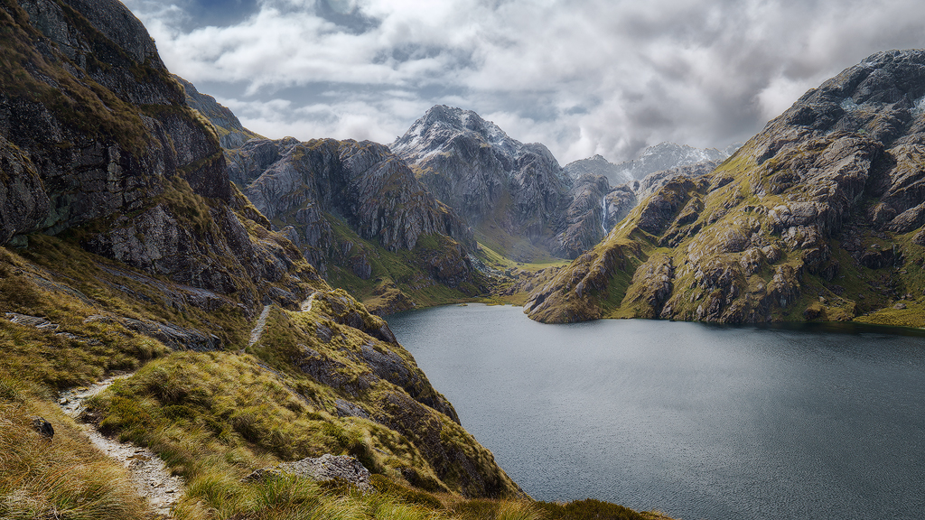 Routeburn waterfall