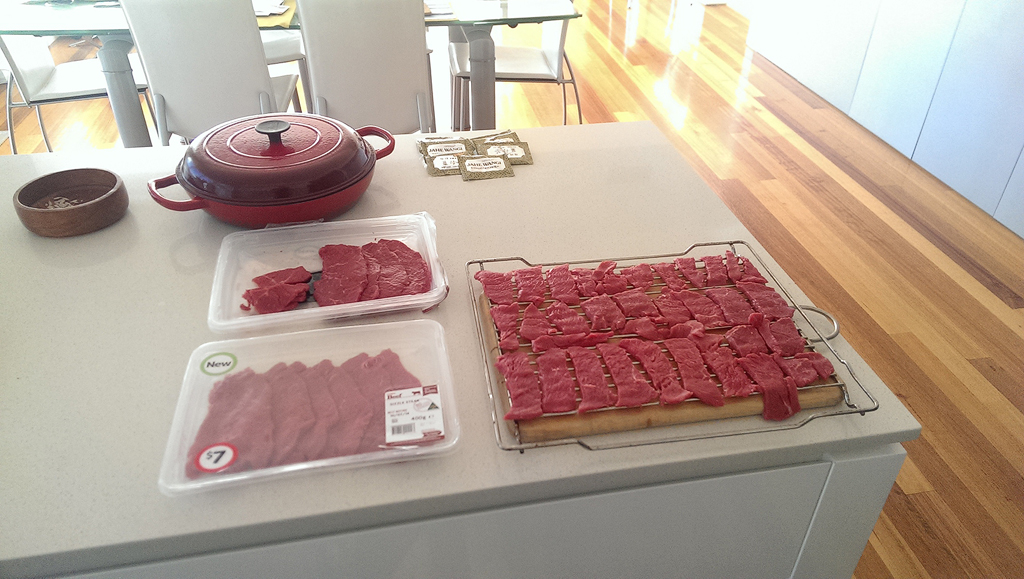1kg of lean beef