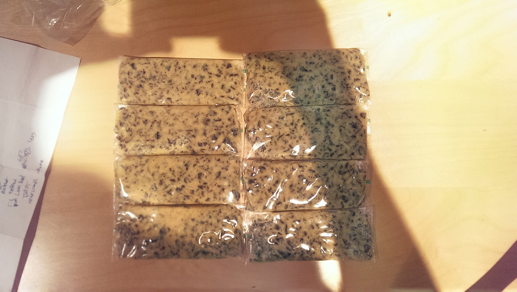 One pemmican bag per day
