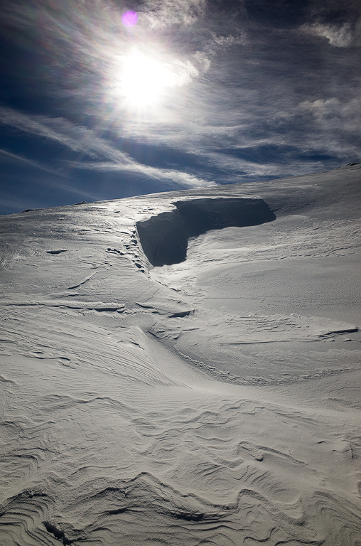 Cornice on Mueller's Peak