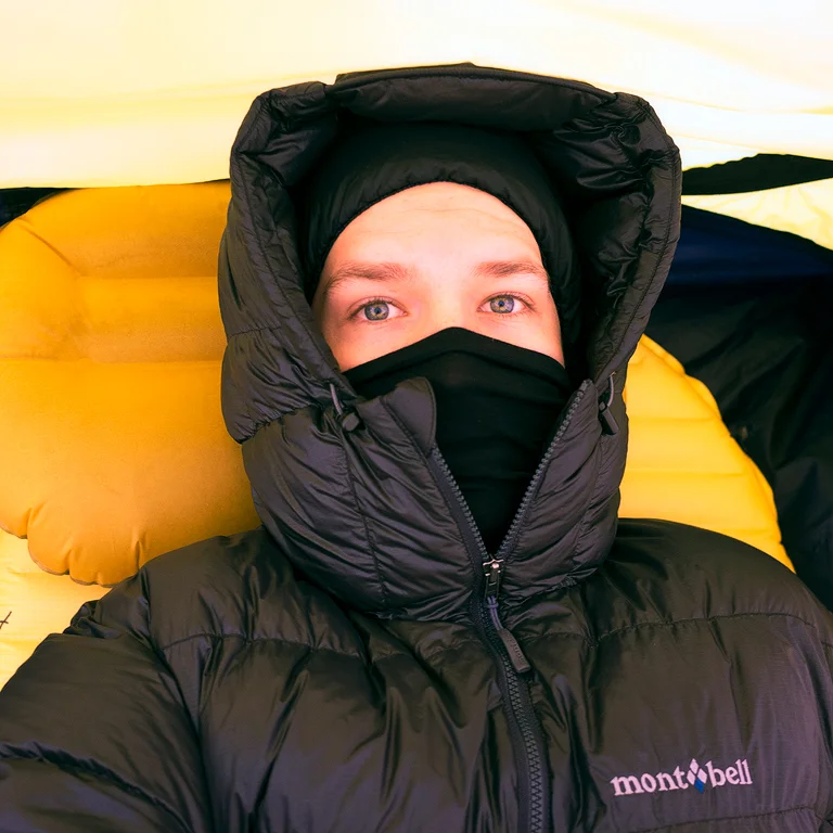 Bored in the tent