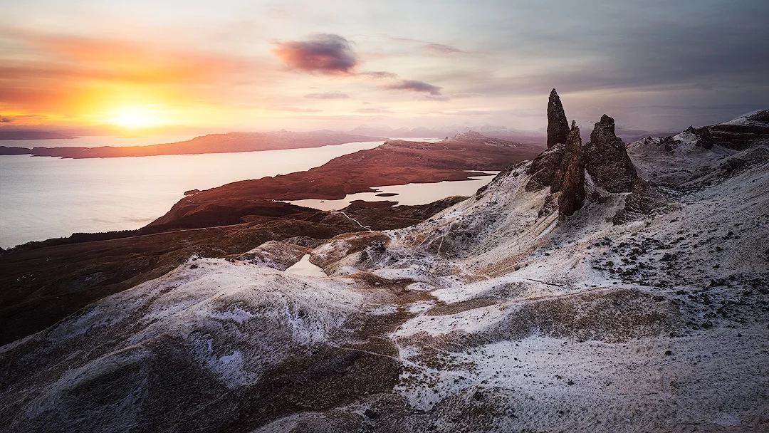 Old Man of Storr on the Isle of Skye in Scotland