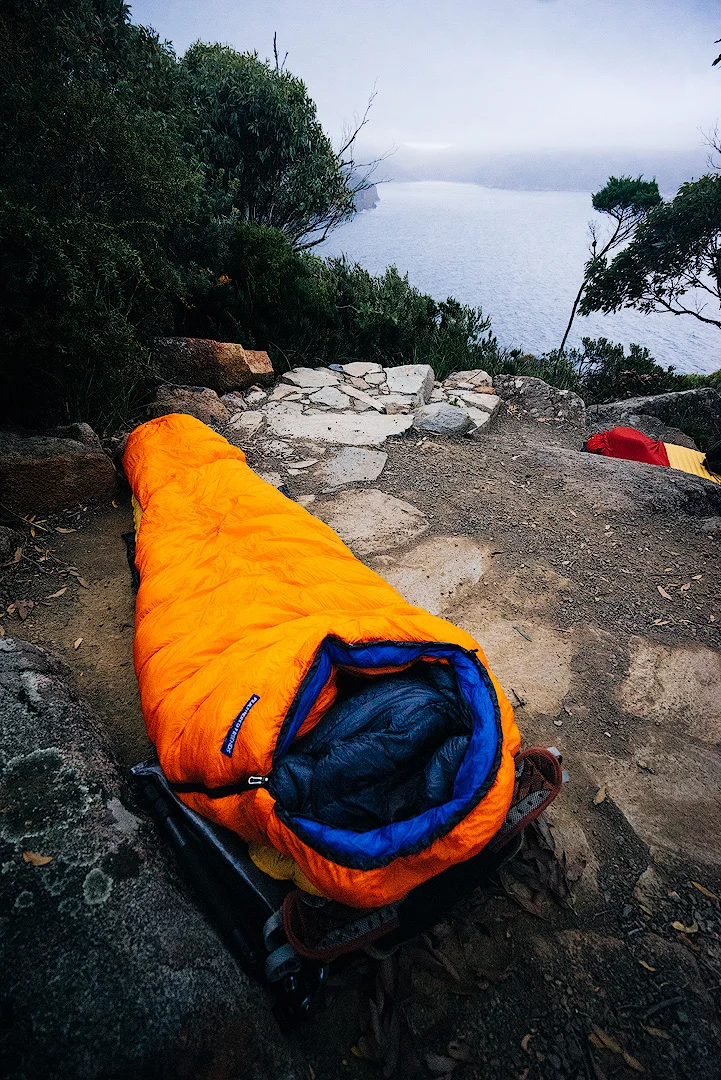 Sleeping system laid out