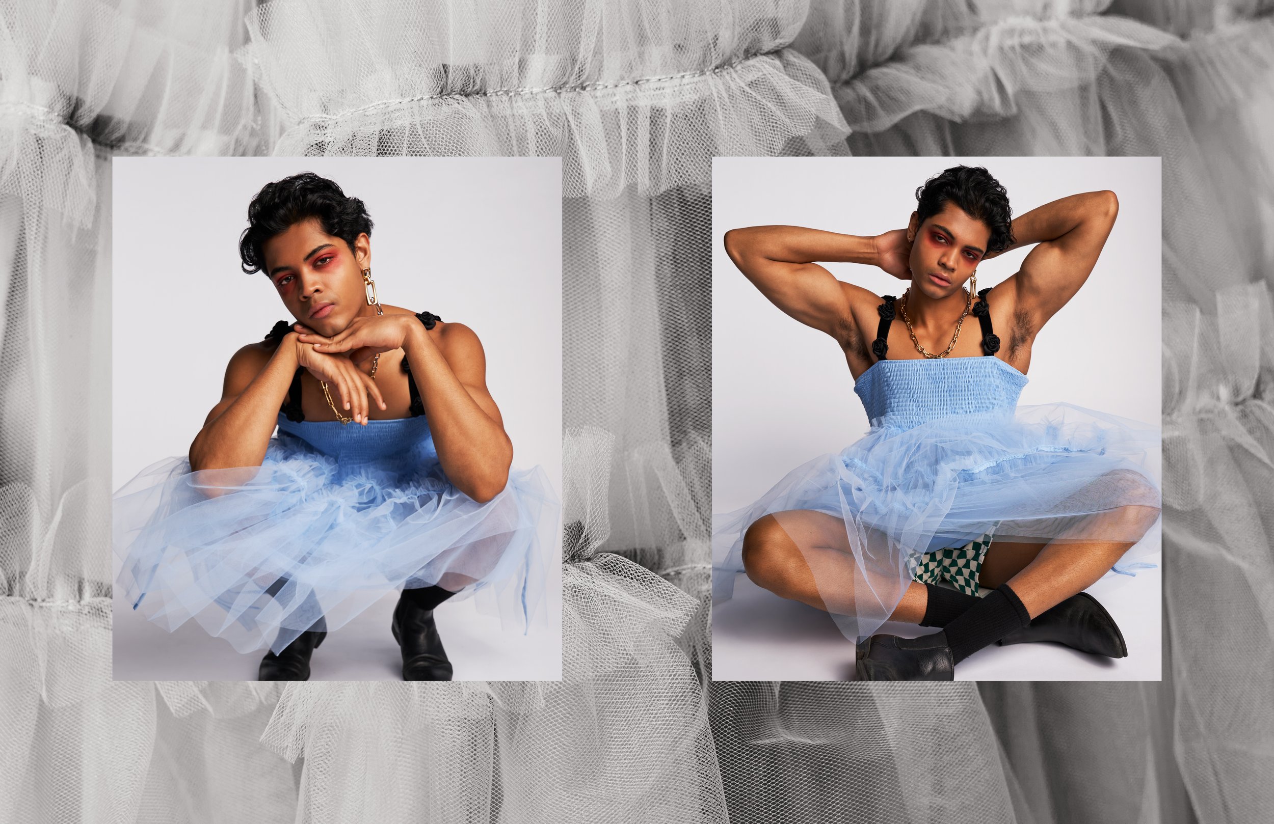 art director: kristin e. bazan photographer: florence karanja wardrobe stylist: emily ferguson hmu artist: alexis pouncy models: jai & sunni summers retouchers: cynthia pantaleon & catherine stewart