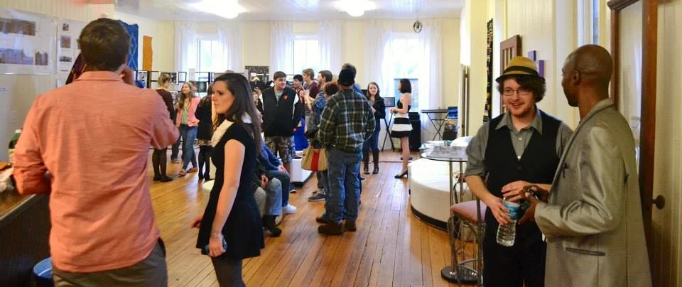 The back area of the gallery space.