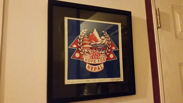 Hope For Nepal print by Suburban Avenger