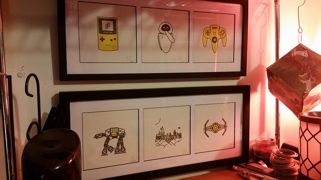 Various Pop Culture Prints by Sean Mort
