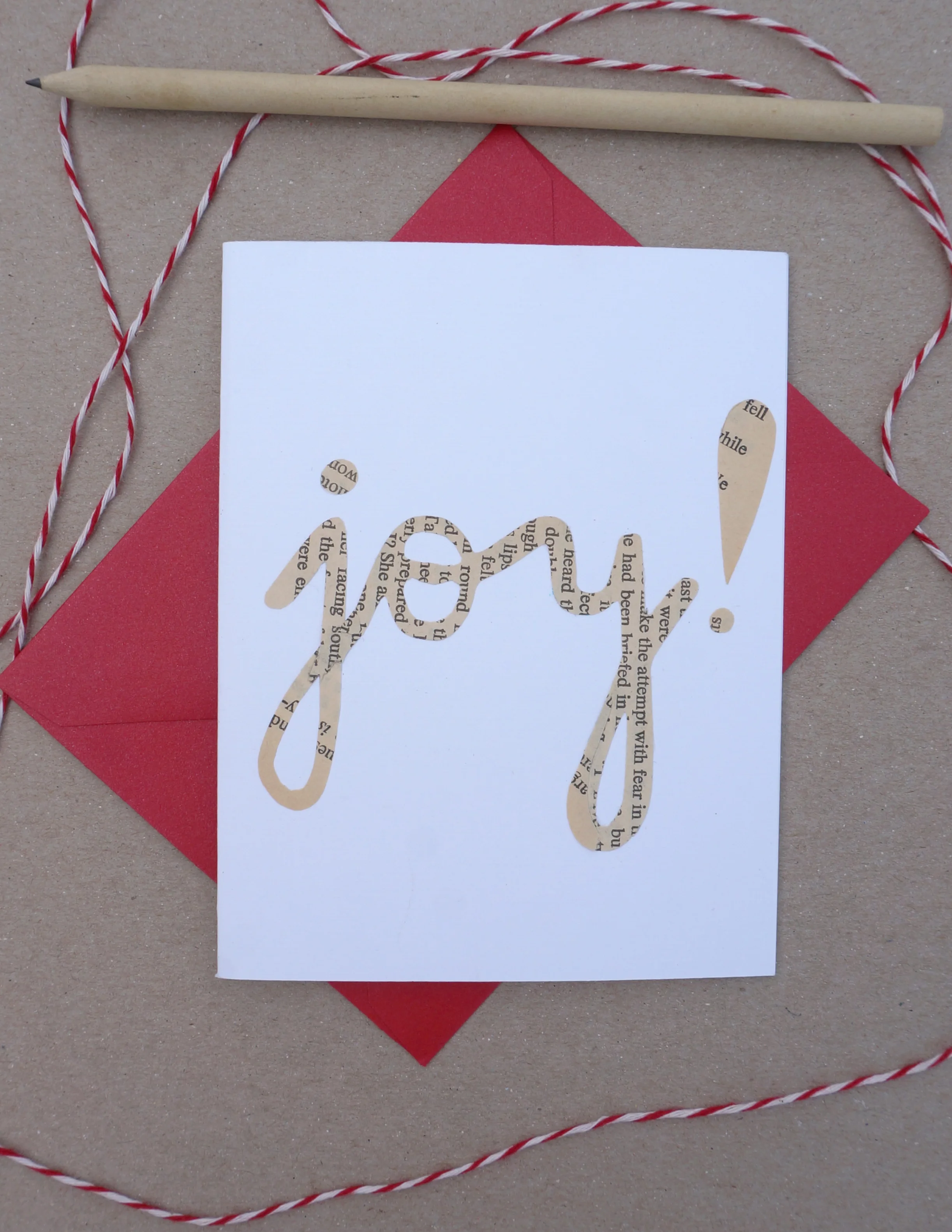 Cutout Joy Card